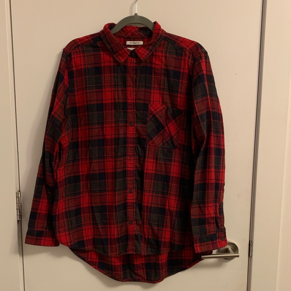 American Eagle Plaid Button Down